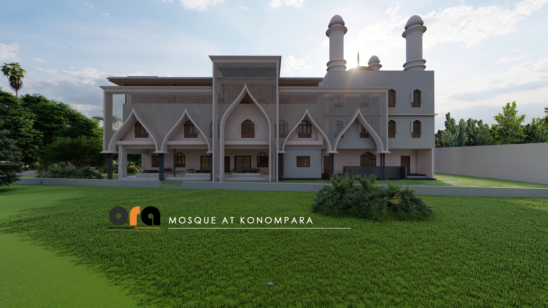 Mosque at Konompara — View 02