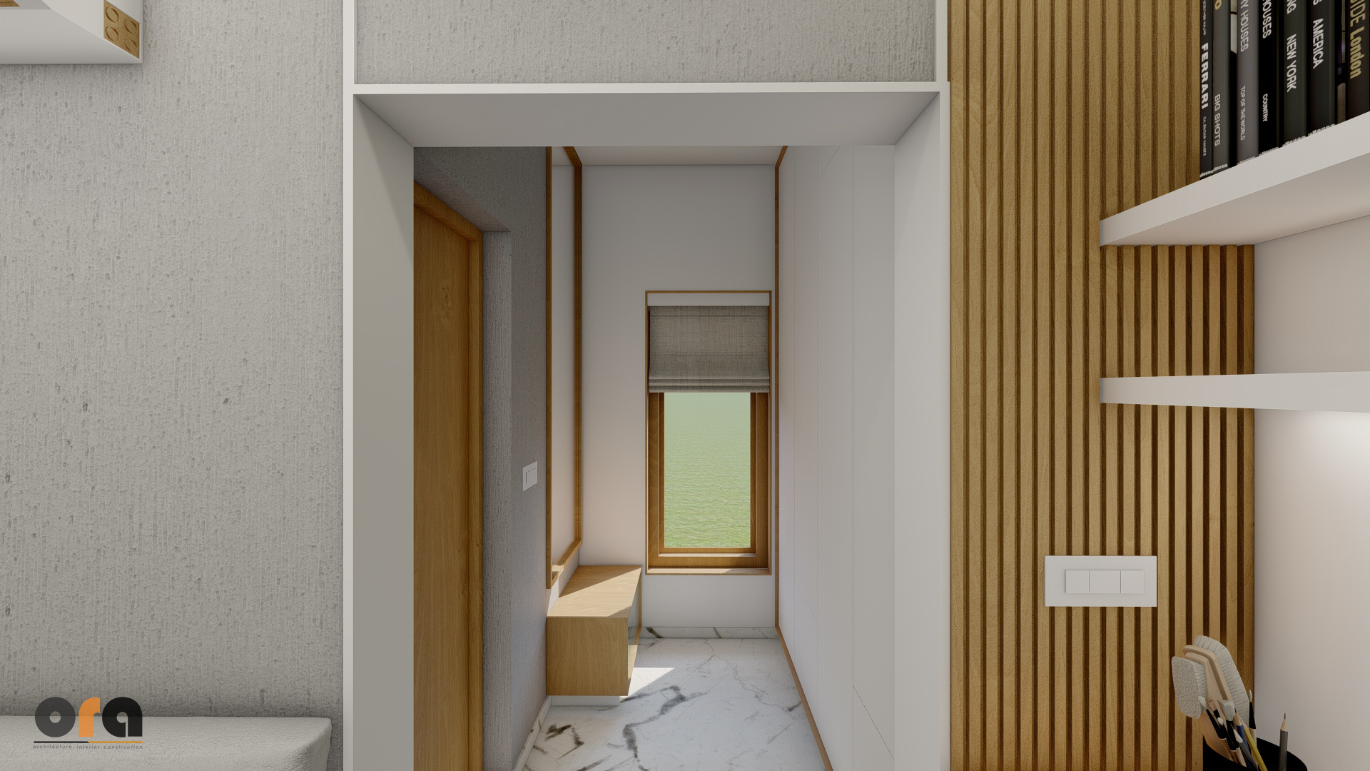 Interior for Asad — Wardrobe Passage