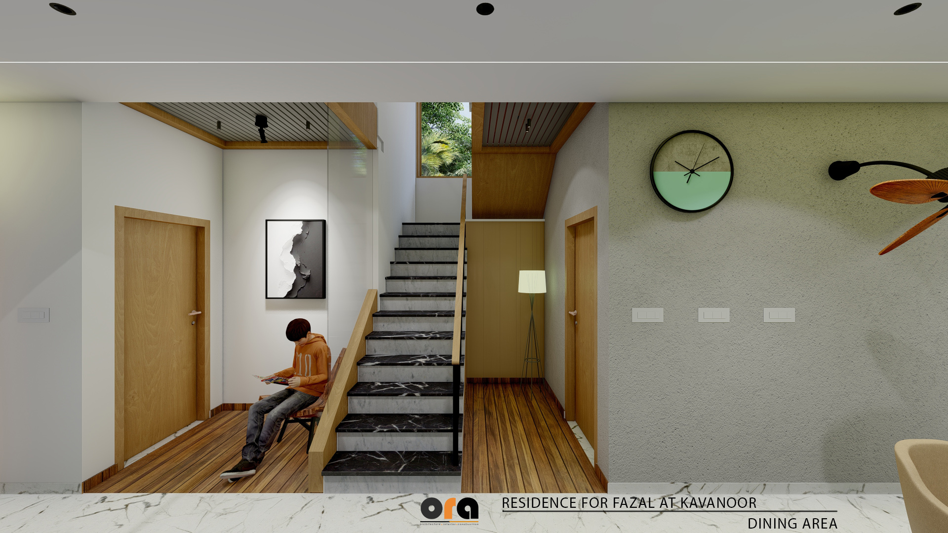 Residence for Fazal — Stair & Dining