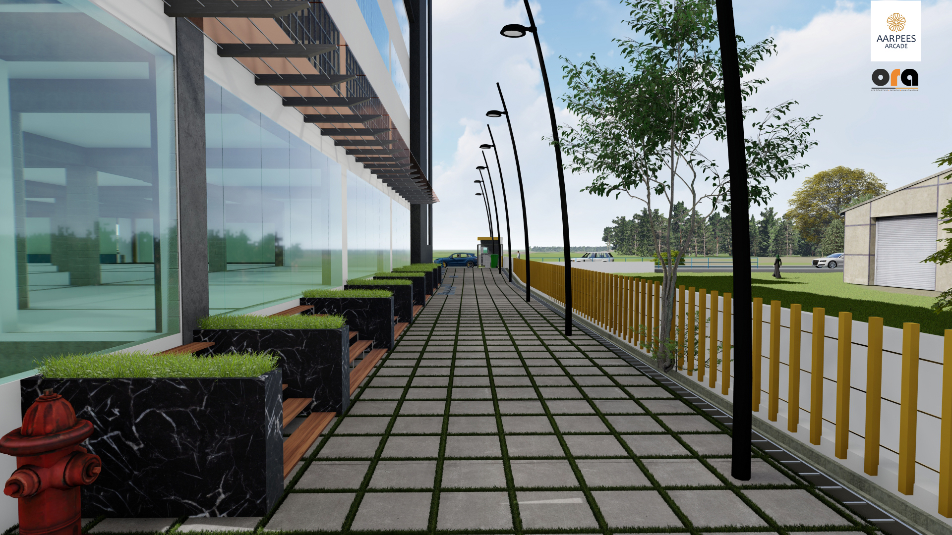 Aarpees Arcade — Landscape Walkway